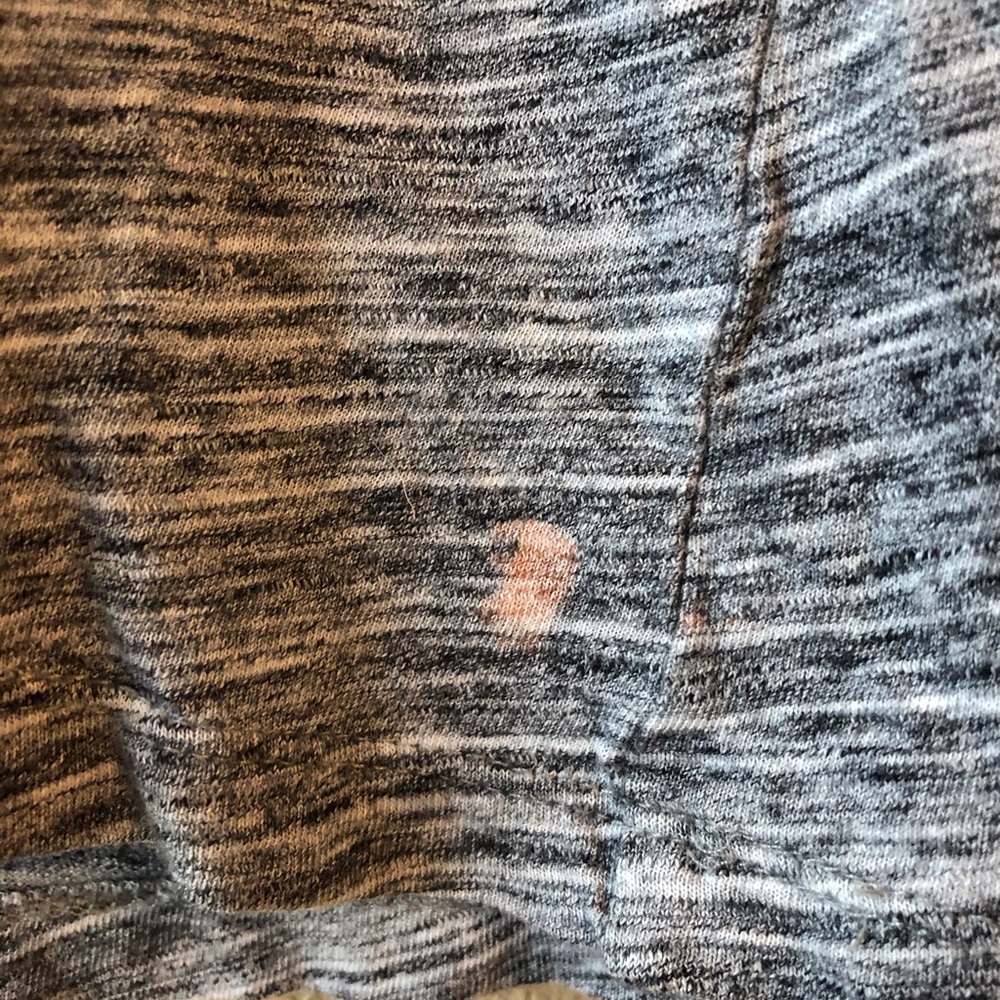LOFT basic gray heather tee - Picture 3 of 4